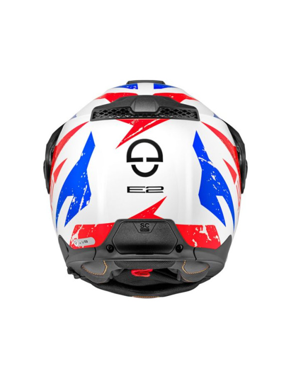 Casco Moto Modular Schuberth E2 Explorer Azul Brillante 417906 - 2