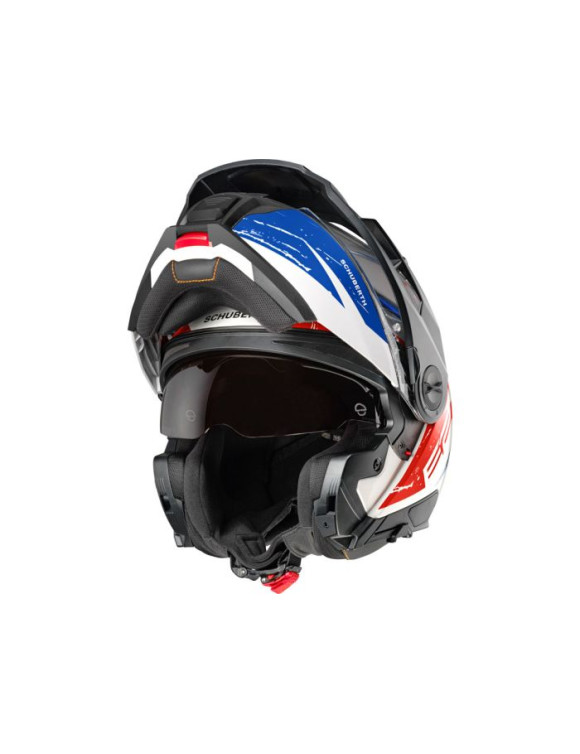 Casco Moto Modular Schuberth E2 Explorer Azul Brillante 417906 - 3
