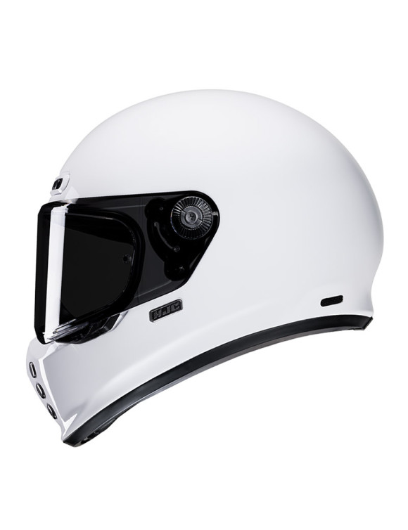 Casco Moto Integral HJC V10 Blanco Brillo 104028 - 2 Casco Moto Integral HJC V10 Blanco Brillo 104028 - 2