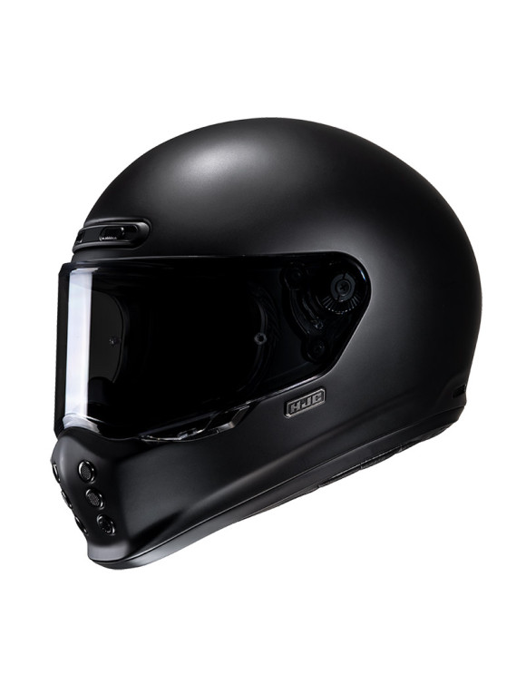 Integraler Motorradhelm HJC V10 Schwarz Matt 104070 - 1