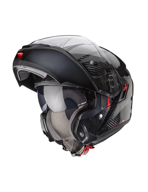 Caberg Levo X Carbon glänzender modularer Motorradhelm C0GA6094 - 2