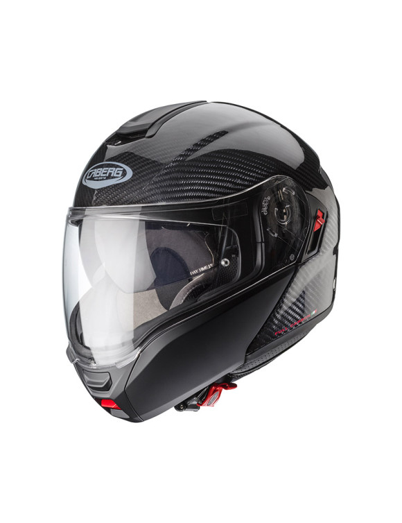 Casco de moto modular Caberg Levo X Carbon brillante C0GA6094 - 1