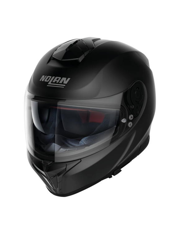 Casco Moto Integrale Nolan N80-8 Classic N-Com 003 Black Lucido - 1 Casco Moto Integrale Nolan N80-8 Classic N-Com 003 Black Lucido - 1