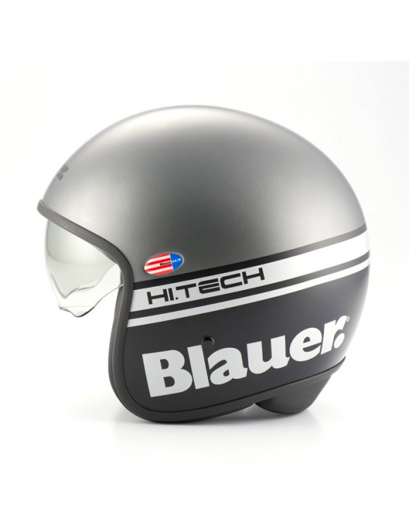 Casco Moto Jet Blauer Pilot 1.1 H69 Gray/Silver Opaco 12CBKHU01007-HS0001-H69 - 2