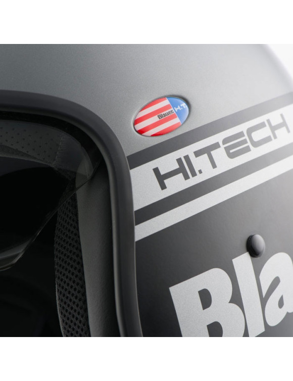 Casco Moto Jet Blauer Pilot 1.1 H69 Gray/Silver Opaco 12CBKHU01007-HS0001-H69 - 4