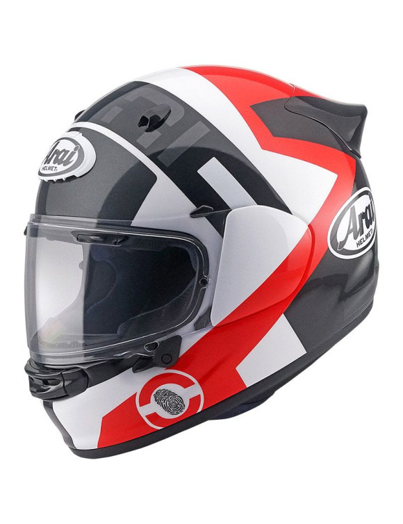 Arai Quantic Space Red Glossy Full-Face Motorcycle Helmet AR3115RS
