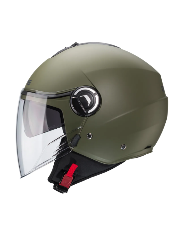 Casque de moto Caberg Riviera V4 X Jet Vert Militaire Mat C6HA6029 - 2