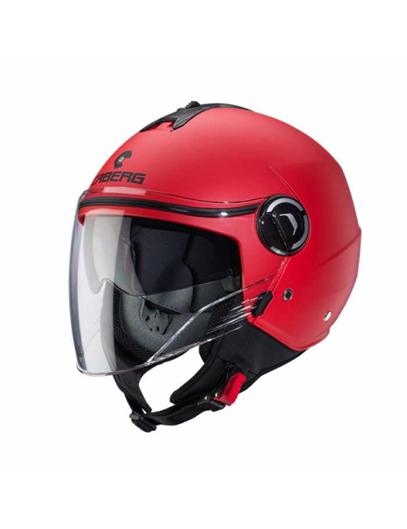 Caberg Riviera V4 X Jet Motorcycle Helmet Matte Red C6HA6087 - 1 Caberg Riviera V4 X Jet Motorcycle Helmet Matte Red C6HA6087 - 1
