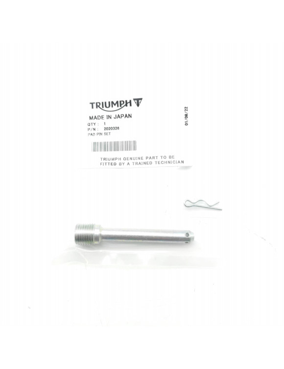 Goupille d'étrier de frein avant, pièce détachée d'origine Triumph T2020326 - 1