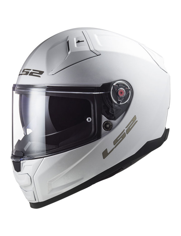 Casque de moto intégral LS2 FF811 Vector II Blanc brillant 168111002 - 1