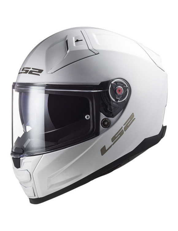 LS2 FF811 Vector II Full Face Motorcycle Helmet Glossy White 168111002