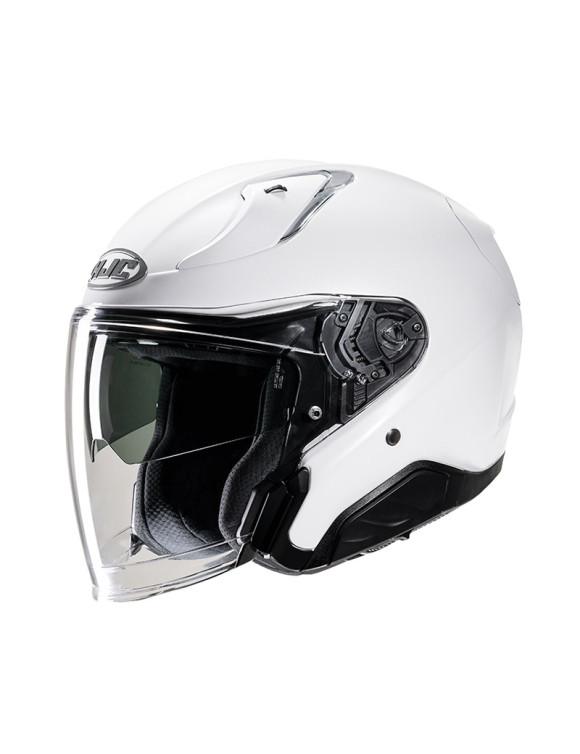 Casco Moto Jet HJC RPHA31 Solid White Lucido 140029 - 1