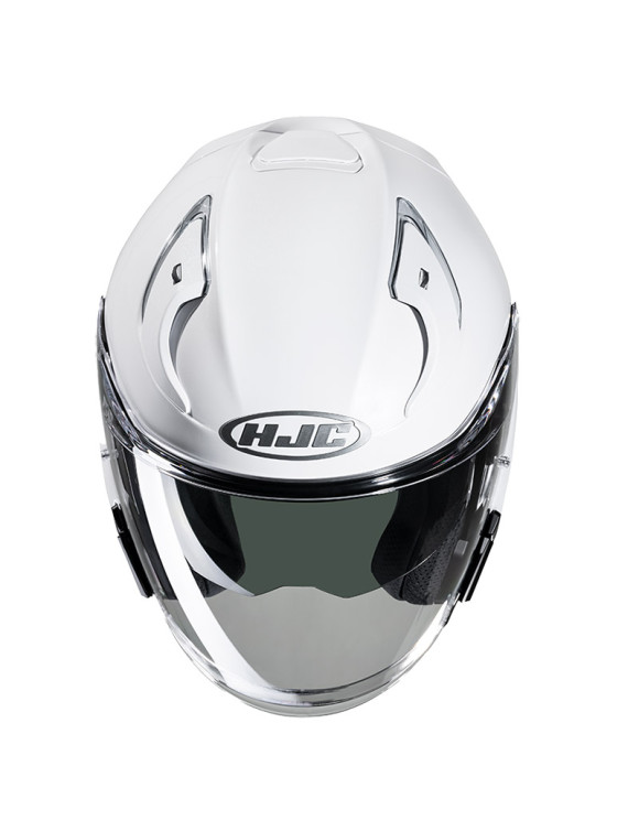 Casque Jet Moto Jet HJC RPHA31 Blanc Solide Brillant 140029 - 3