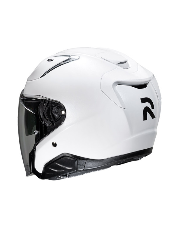 Casque Jet Moto Jet HJC RPHA31 Blanc Solide Brillant 140029 - 4