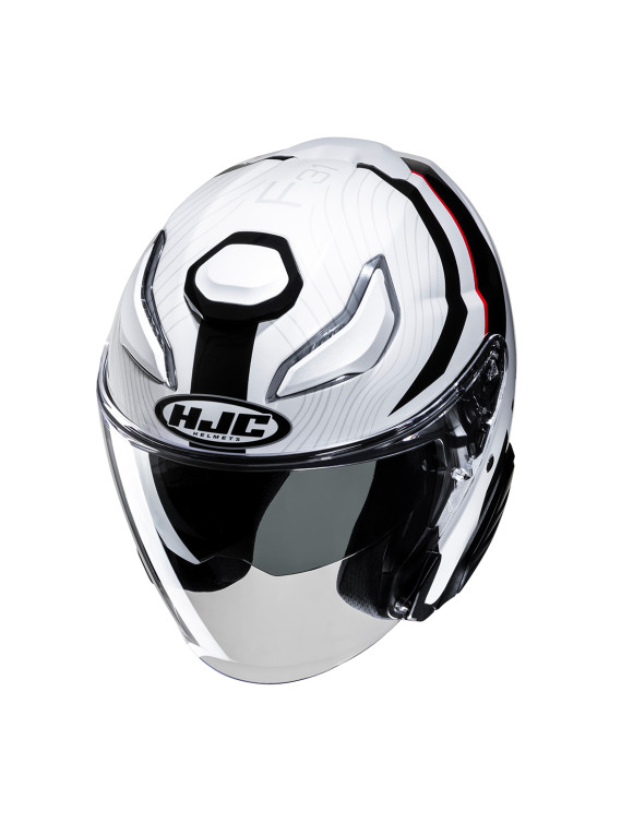 Casco Moto Jet HJC F31 Naby MC1 Lucido 163301 - 2