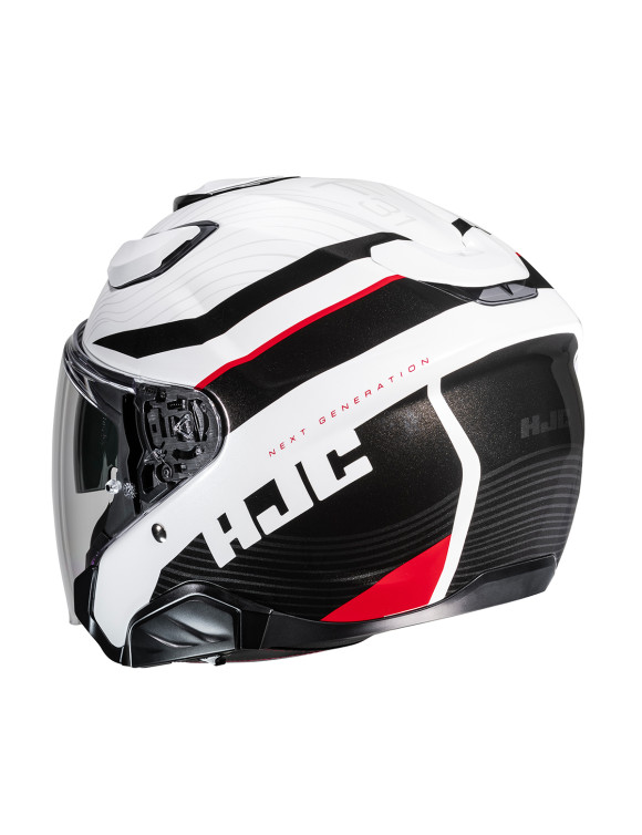 Casco Moto Jet HJC F31 Naby MC1 Lucido 163301 - 3