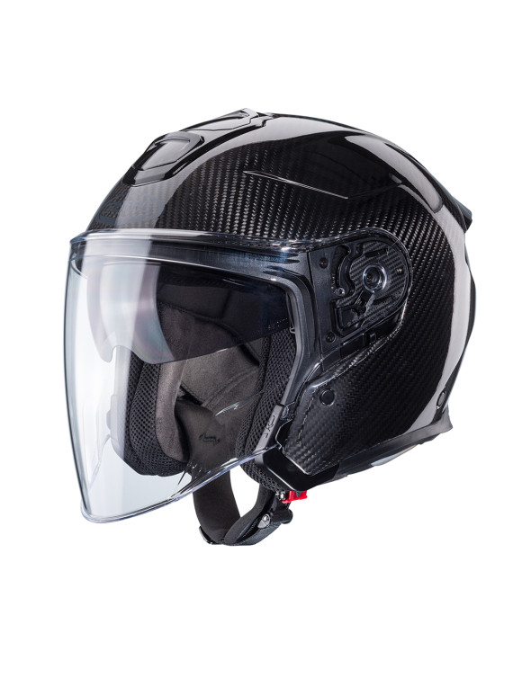 Casco Moto Jet Caberg Flyon II Carbon Lucido - 1