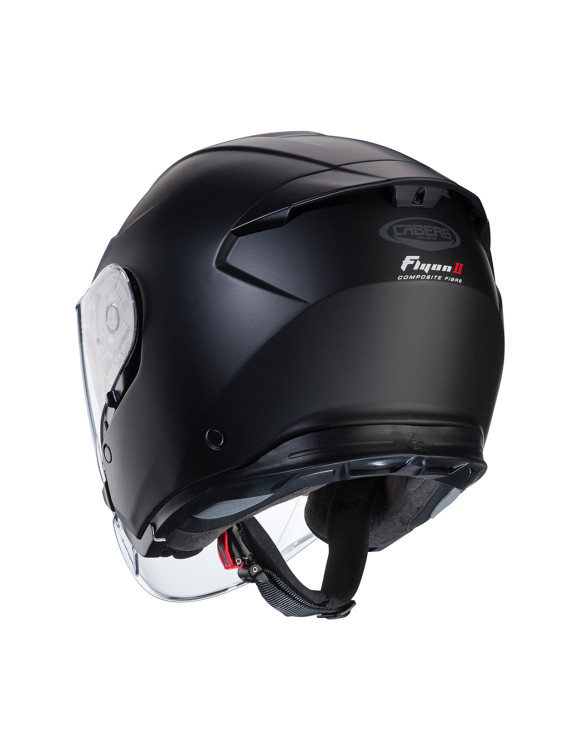 Casque de moto jet Caberg Flyon II Matt Black Matt - 3