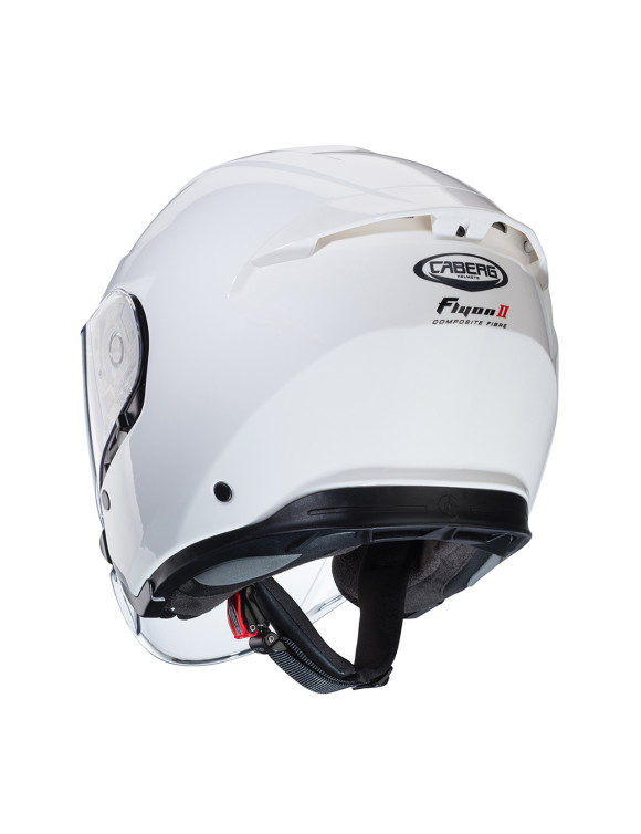 Casque Jet Moto Caberg Flyon II Blanc Brillant - 3