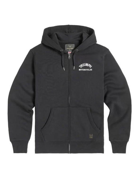 Triumph Dolan Black Full Zip Men's Sweatshirt MSWS2342