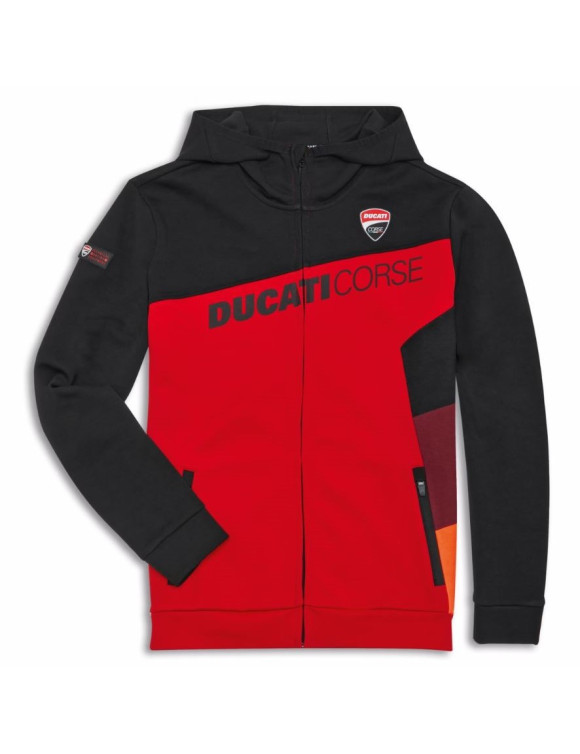 Original Ducati DC Sport Rot/Schwarz Herren Sweatshirt 98770591 - 1 Original Ducati DC Sport Rot/Schwarz Herren Sweatshirt 98770591 - 1
