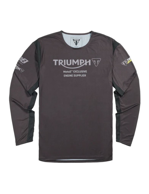 Triumph MOTO2™ GP Race Schwarzes technisches Herrentrikot MTLS22904