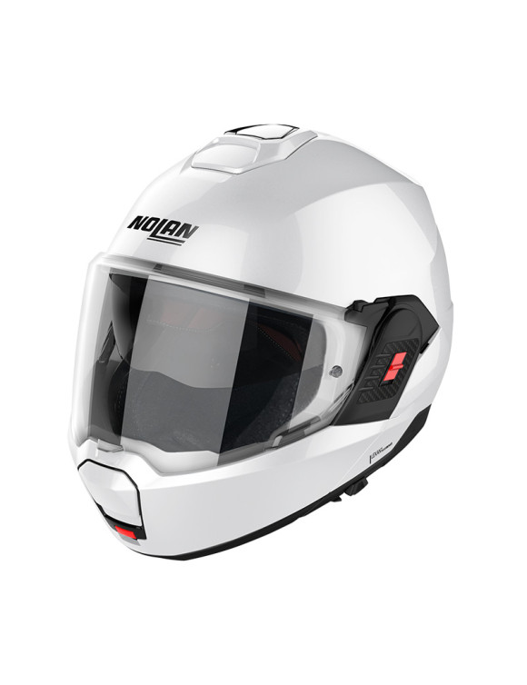 Casque de moto modulaire Nolan N120-1 Classic 005 Métal Blanc Brillant N1F000027005 - 1