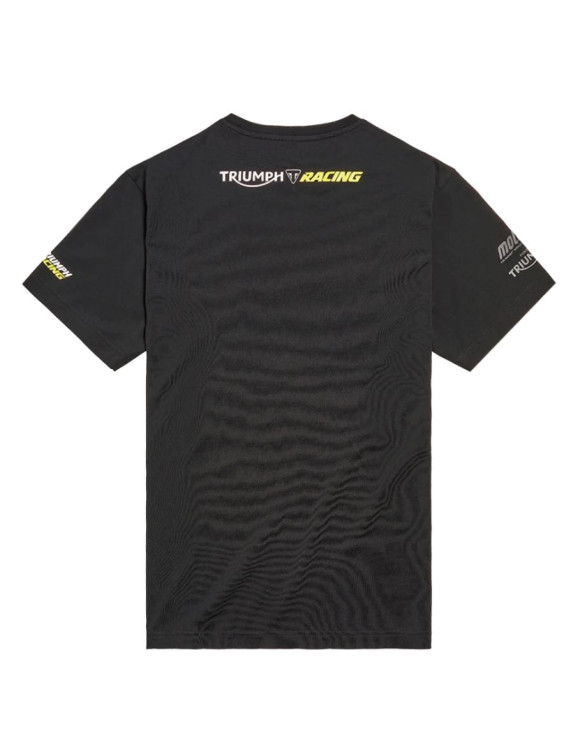 Camiseta de Algodón Hombre Triumph MOTO2™ GP Negro MTSS22902 - 2 Camiseta de Algodón Hombre Triumph MOTO2™ GP Negro MTSS22902 - 2