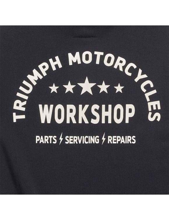 Sudadera De Algodón Hombre Triumph Prewitt 1/4 Cremallera Negro/Bone MSWS2330 - 3 Sudadera De Algodón Hombre Triumph Prewitt 1/4 Cremallera Negro/Bone MSWS2330 - 3