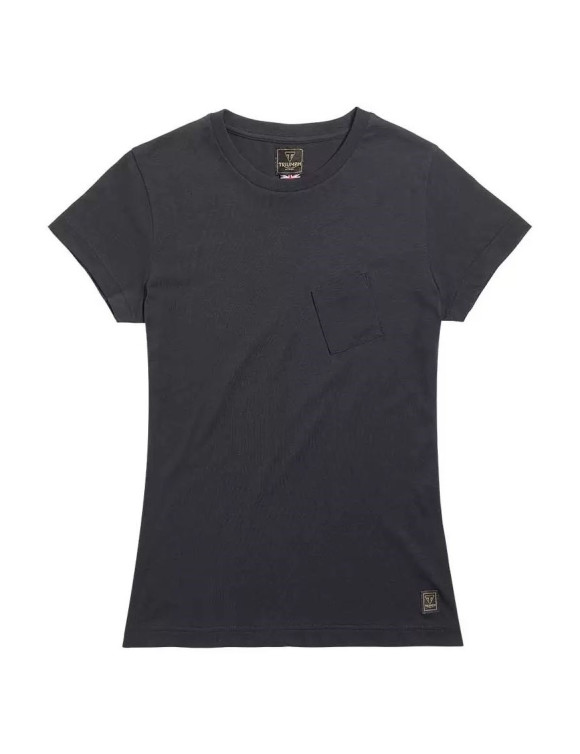 Women's Cotton T-Shirt Triumph Rad Jet Black/Multi MTSS2331