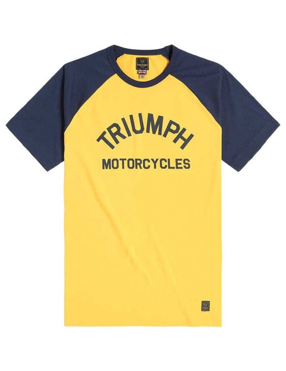 Men's Cotton T-shirt Triumph Saltern Gold/Navy MTSS2311