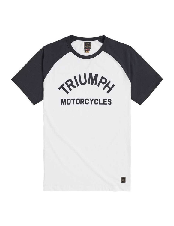 Men's Cotton T-Shirt Triumph Saltern White/Jet Black MTSS2310