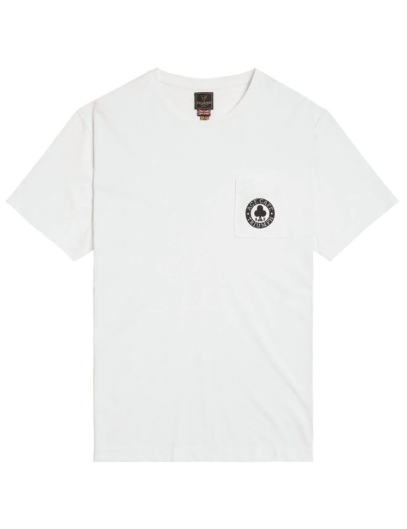 Men's Cotton T-Shirt Triumph Ace Cafè White MTSS23802