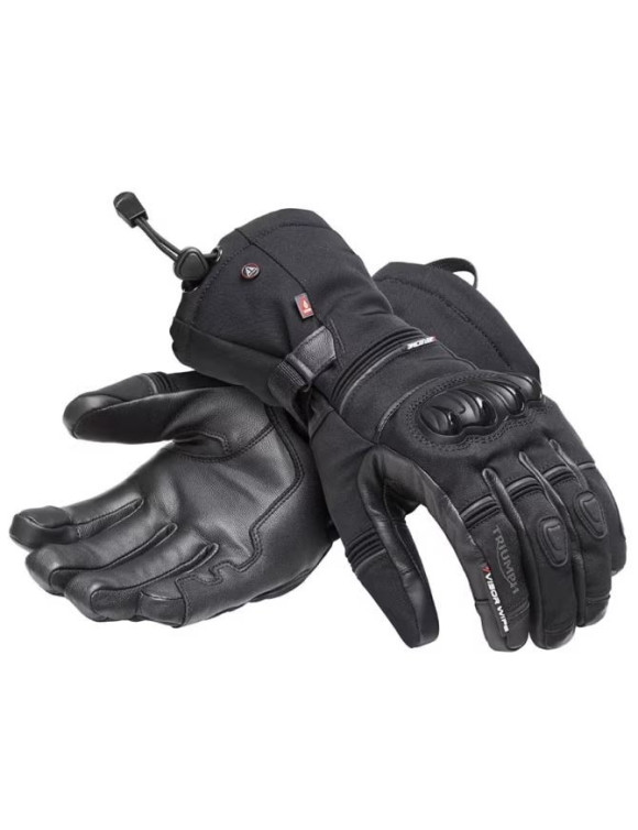 Triumph Forss Black Men's Motorcycle Gloves MGVA22000