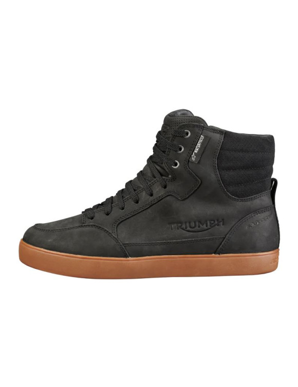 Chaussures de baskets de moto en cuir noir Triumph J-6 MBTA22805 - 2