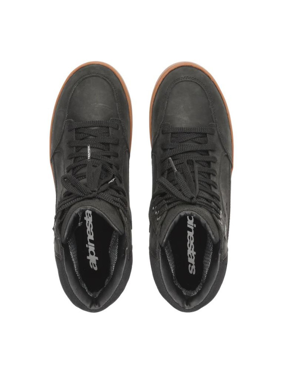 Chaussures de baskets de moto en cuir noir Triumph J-6 MBTA22805 - 4