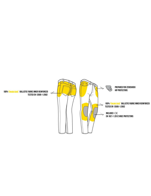 Promojeans Santiago Black SANN16 Herren-Motorradhose - 5 Promojeans Santiago Black SANN16 Herren-Motorradhose - 5