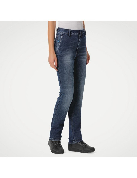 Pantalon moto Femme Promojeans Victoria Bleu VICB23 - 3