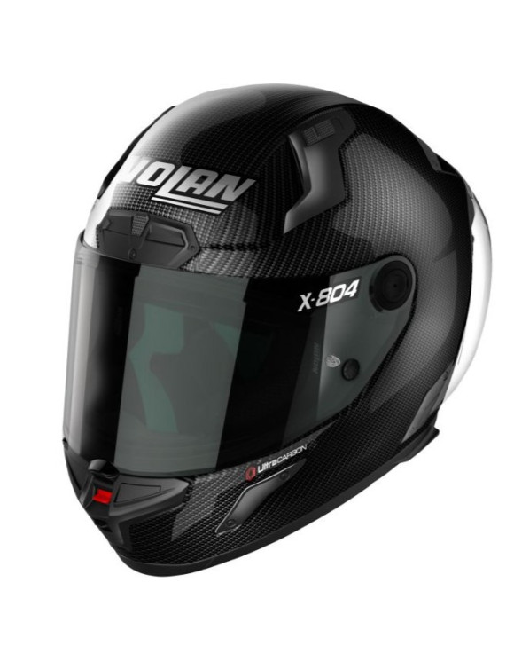 X-Lite X-804 RS Ultra Carbon Pure Gloss Black Integral-Motorradhelm X84000809001