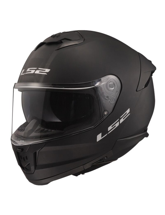 LS2 Stream II Full Face Motorcycle Helmet Matt Black 16808101