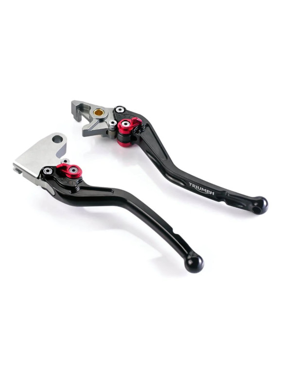 Set Leve Freno e Frizione, Regolabili, Originali A9628062, Triumph Street Triple S/R - 1 Set Leve Freno e Frizione, Regolabili, Originali A9628062, Triumph Street Triple S/R - 1