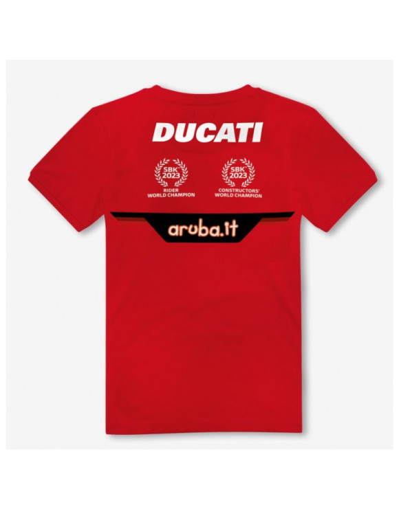 T-Shirt da Uomo Originale Ducati Alvaro Bautista SBK 2023 Ufficiale 98771213 - 2