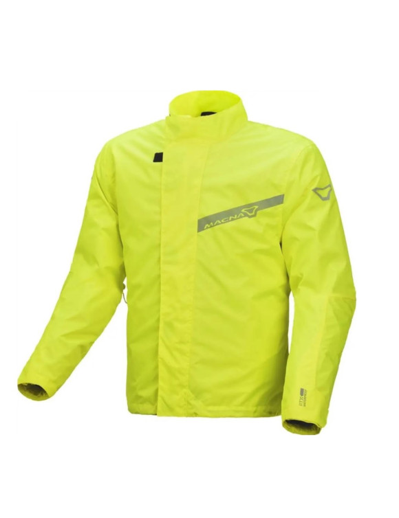 Macna Spray HV Yellow Men's Rainproof Motorcycle Jacket 1651358-707