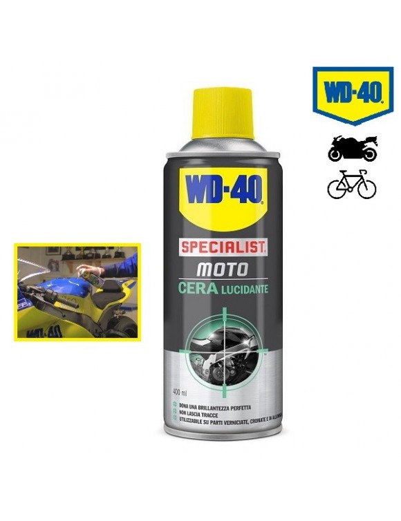 WD-40 Specialist Moto Pulitore Catena Moto Spray, 400 ml & Specialist Moto  Pulitore Freni Moto Spray 500 ml