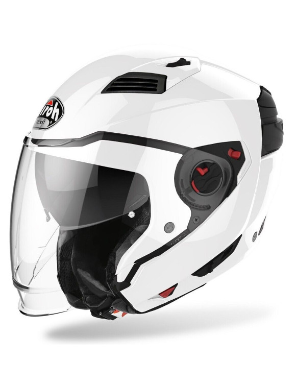 Casque de moto modulaire EX14 Airoh Executive Glossy White - 2