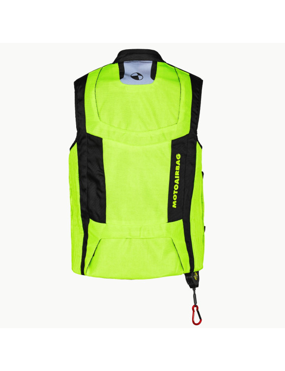 Chaleco Airbag Moto Hombre Motoairbag MAB V4 Modular Amarillo/Negro D4045F - 3