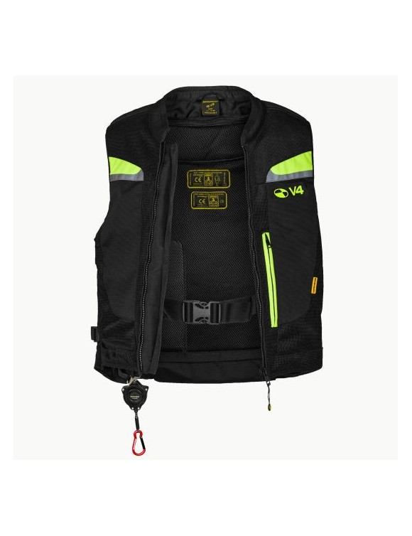 Gilet Airbag Moto da Uomo Motoairbag MAB V4 Modular Black/Yellow D4045N - 2