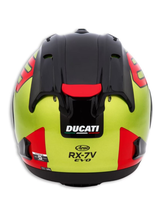 Casque de moto intégral brillant Ducati Streetfighter V4 Lamborghini d'origine 98107750 - 3