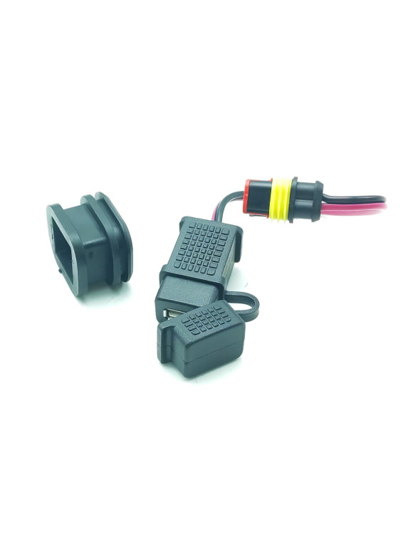 USB Socket Kit for Charging Devices, Original 2S001450, Moto Guzzi V85TT