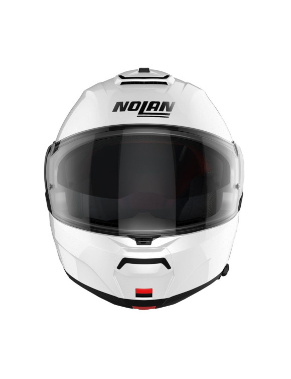 Nolan N100.6 Weiß 005 Glänzender modularer Motorradhelm N16000027005 - 2